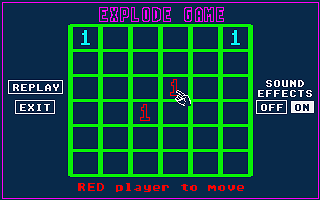 Explode Game atari screenshot